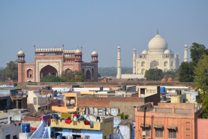 Rooftop View over the Taj Mahal