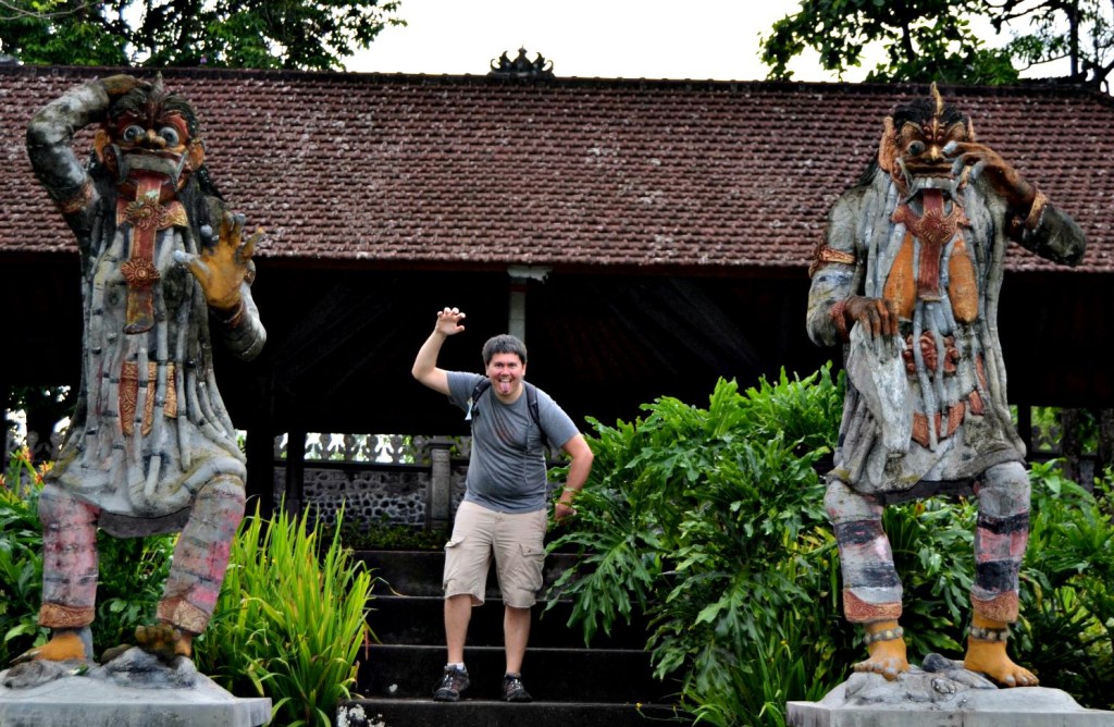 Andy being goofy in Bali