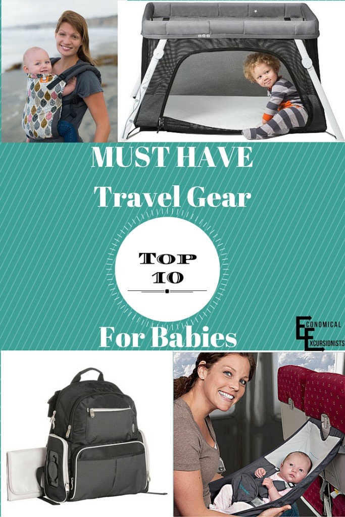 10 Must Haves for traveling with a baby- I love the idea of #4!