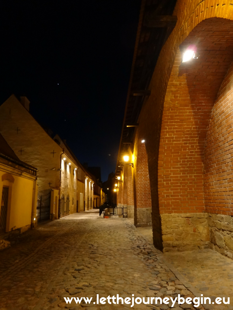 Riga city wall at night-it  is such an overlooked gem in Europe!!