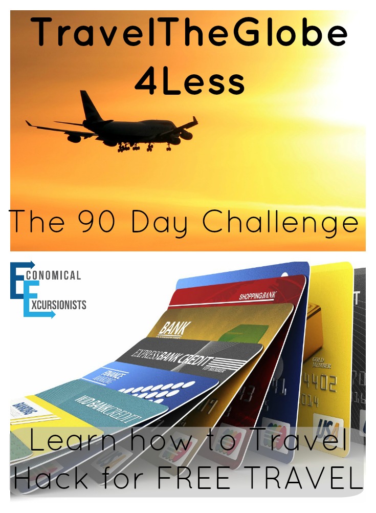 Travel Hacking doesn't have to be scary or hard. EconomicalExcursionists, TravelTheGlobe4Less and TheGlobeTrotting teacher help you learn to travel hack in just 90 days with this Travel Hacking Challenge