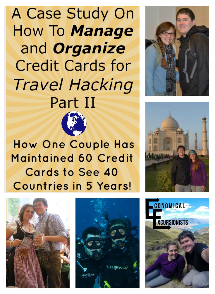 This couple has gone to the extreme of travel hacking...over 60 credit cards! But they show how it hasn't wrecked their scores, how they manage all of the travel hacking credit cards and how it's gotten them free travel around the world! WOW!