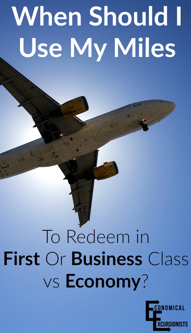 Knowing when to use points on Business or First Class vs Economy can be hard, but not with this easy guide!