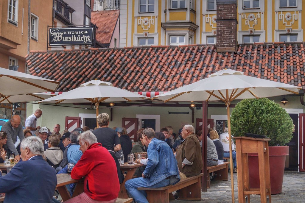 Where to eat in Regensburg like the locals: The Wurst Kuchle is a MUST!