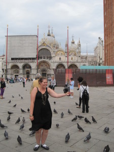 Huge blisters+ socks+ sandals= Ridiculous looking.  Who cares, I am in Venice!