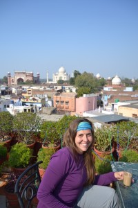 Rooftop View over the Taj Mahal