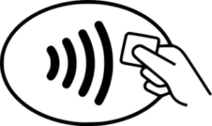Contact-less Credit Card Symbol