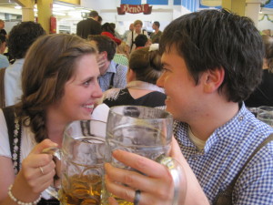 Be sure to make eye contact when making a Prost!
