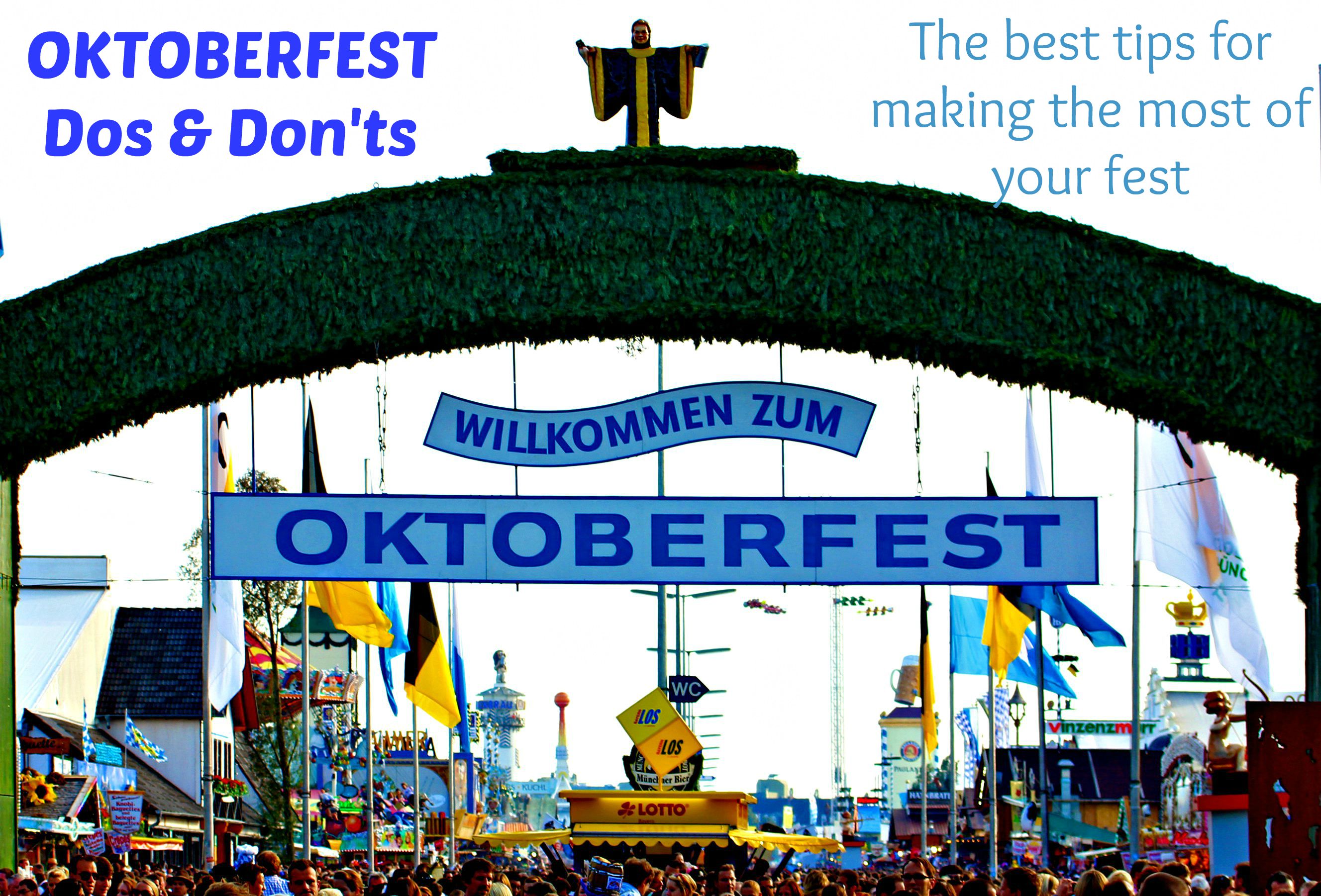 Oktoberfest Tips Dos and Dont's