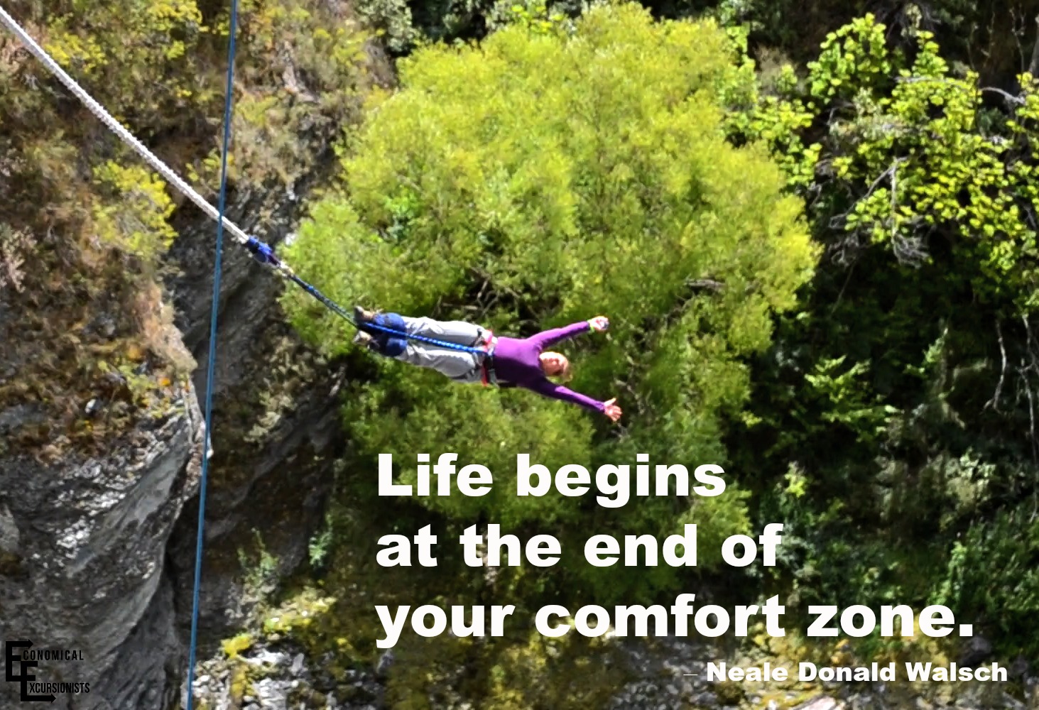 life begins at the end of your comfort zone