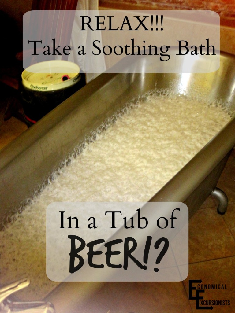 Beer Baths!? You can actually take a bath in a tub full of beer in the Czech Republic! How fun!!!