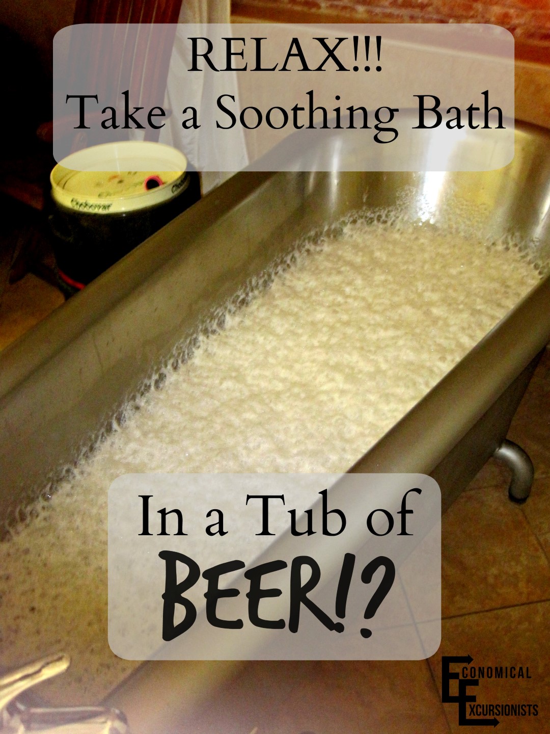 You can actually take a bath in a tub full of beer in the Czech Republic! How fun!!!