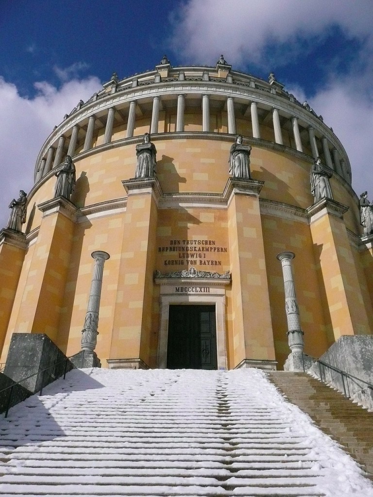 Kelheim Hall of Liberation along the DanubeRiver 