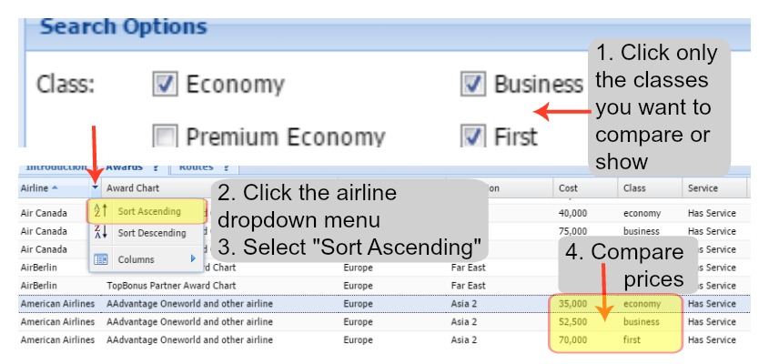You can use FlyerMiler to quickly figure out if it's worth it to use points for business, first or economy classes!