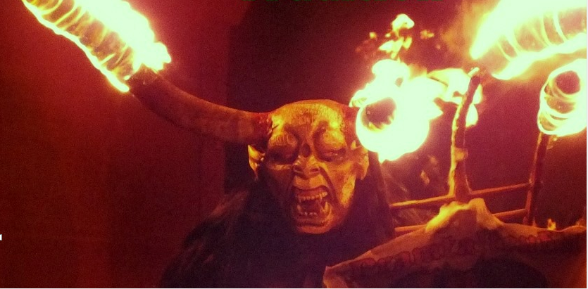 A "real life" Krampus festival! How's that for TERRIFYING!?
