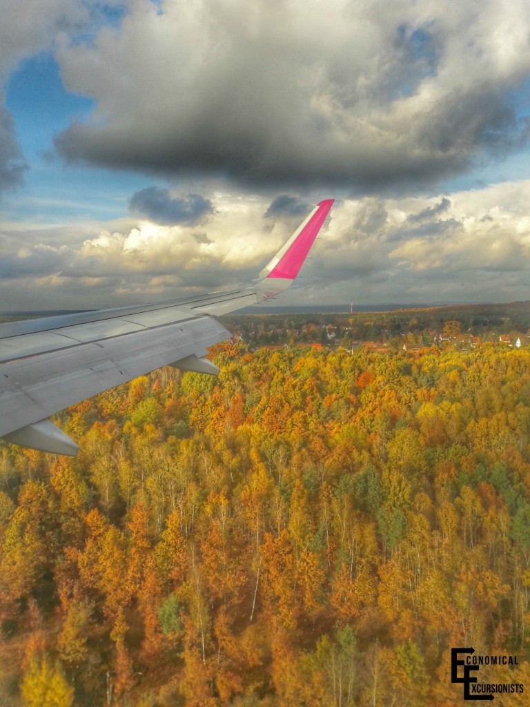 Flight into Munich in November