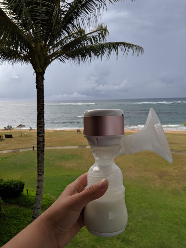 breastfeeding travel without baby