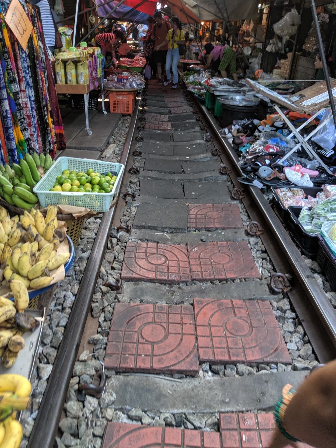 Maeklong Railway Market